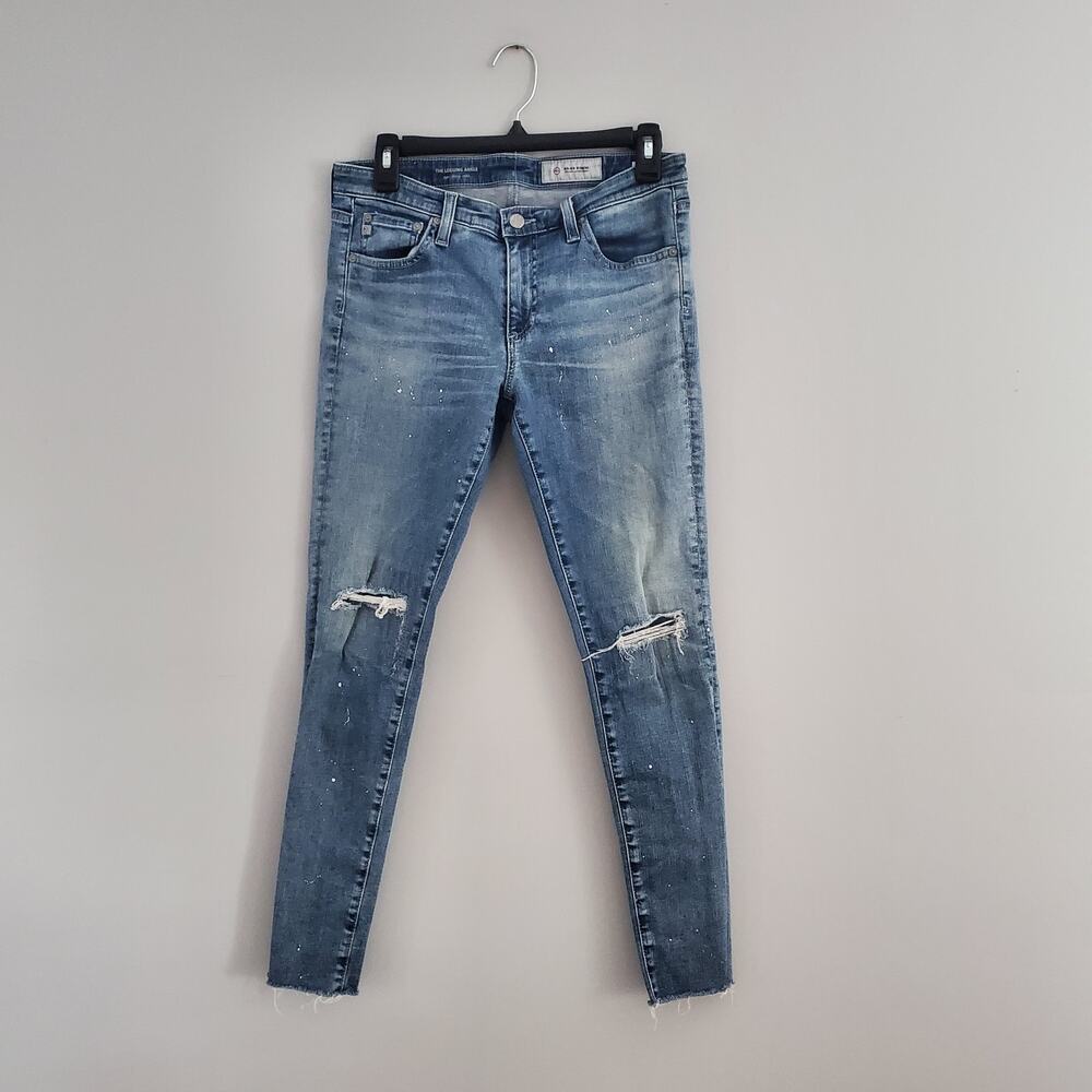 AG Adriano Goldschmied The Legging Super Skinny Ankle Jeans Size 29R